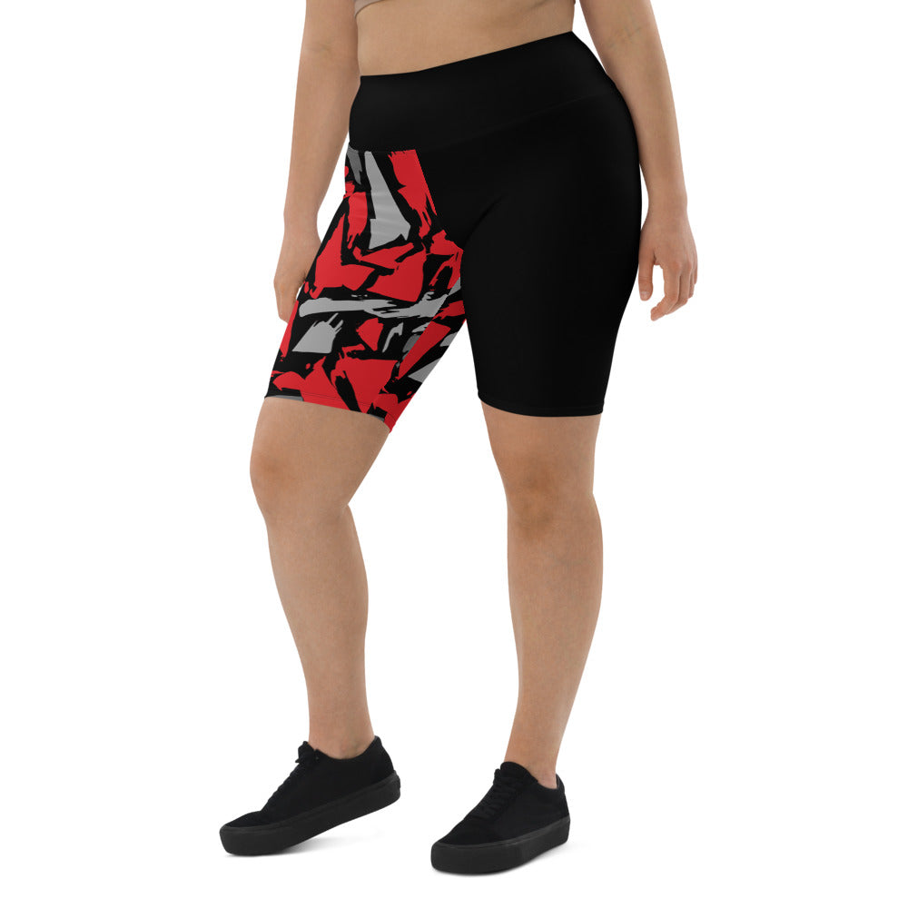 Red Camo Women's Pro Shorts