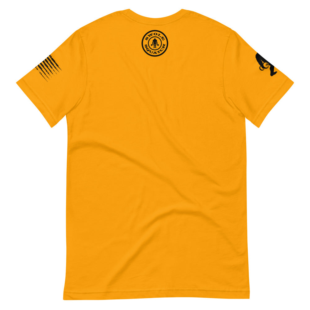 Classic Iron Logo Unisex T-Shirt (Gold)
